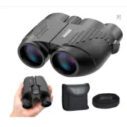 Binoculars 20x25 High Power Easy Focus Compact Low Light Vision, cloth, case