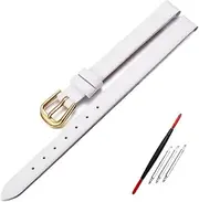 [HFZCSIMR] Leather Watch Bracelet Womens Watchband Wristwatches Mini Band 6mm 8mm 10mm 12mm Red White Color Small Strap