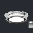 LED Ceiling Light Fixture Crystal Lamp Acrylic Downlight Flush Mounted Foyer Bar