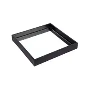 CAFE LIGHTING Miles Small Mirrored Tray - Black