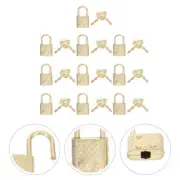 10Pcs Backpack Locks Tool Boxes Padlock Antique Padlock Computer Bags Padlock