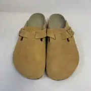 Birkenstock New with Box Boston Clay Suede Leather Narrow With - Select Size