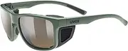 [Uvex] Sportstyle 312 VPX - Sports Sunglasses for Men and Women - Self-Tinting Lenses - Polarized Lenses - Black Matt/Brown - One Size