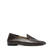 [Dear Frances] Dear Frances Gio Pointed-toe Leather Loafers 39 IT BROWN