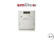 Emlite EMP1.av 3 Phase Direct Connected Meter White Optional Pulsed Output MID
