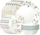 Corelle Vitrelle 18 Piece Dinnerware Set, Service for 6, Wildflower