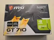 Nvidia msi Geforce GT 710 1 GB DDR3 Graphics Card NEW! Open Box PCI-E 2.0