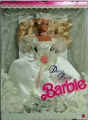 Barbie - Dream Bride Barbie Doll - Wedding Romance in Satin + Lace! - 1991 Mattel