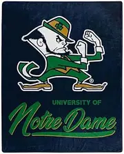 Northwest 1COL-07060-0010-RET 50 x 60 in. Notre Dame Fighting Irish Signature Raschel Throw Blanket