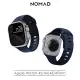 美國NOMAD Apple Watch專用運動風FKM橡膠錶帶-45mm 大西洋藍