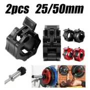2PCS 25mm/50mm Barbell Locks Collars Barbells Muscle Clamp Bar Lockjaw
