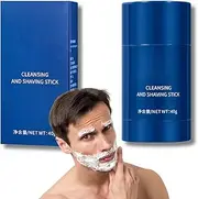 Shaving Soap Stick For Men,Moisturizing Soften The Beard Shaving Foam Stick,Smooth Shaving Cream No Need Shaving Brush,Rich Shaving Foam Shaving Fit For Manual/Electric Shavers,Travel Mens Soap Bar