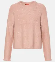 [Altuzarra] Altuzarra Yasworth metallic knit sweater AU 10 pink