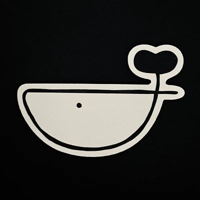 FOMO FISHI Whale Sticker | HODLories | Australian designed stickers