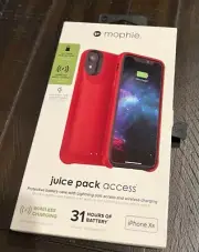 Mophie Juice Pack Access 2,000mAh Battery Case for iPhone XR (6.1") - Red - NEW