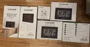 6 Kadams Large Digital Wall Clock Dual Alarm With Snooze Function Small Clock