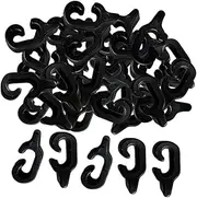 yuksok 40Pcs Crate Door Buckles Connector Buckles Heavy Duty Easy to Assemble Pet Cage Connection Wire Clips for Fence Organizer Box