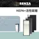 【RENZA】適用FUJIMEDIC 富士 FAP-221 FAP 221 空氣清淨機(2合1HEPA+活性碳濾網 濾芯)