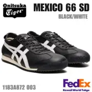 Onitsuka Tiger MEXICO 66 SD BLACK/WHITE 1183A872 003 UNISEX NEW!! Japan F/S