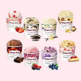 【Haagen-Dazs 哈根達斯】迷你杯/雪糕 12入組 綜合賣場(迷你杯100ml/雪糕80ml x 12)