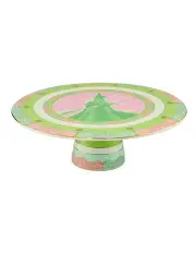 [Maxwell & Williams] Wicked Pink Goes Good With Green Footed Cake Stand 28cm Elphaba Gift Boxed