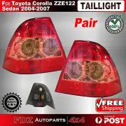 Pair LHS+RHS Tail Light For Toyota Corolla ZE122 2004~2007 Sedan Rear Lamps