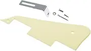 [Dopro] Cream Single Ply Pickguard with Chrome Mount for Epiphone Les Paul