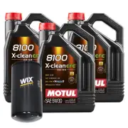 15L Motul 8100 XCLEAN EFE 5W30 Wix Filter Motor Oil Change Kit For Ford API SN (for: Ford)