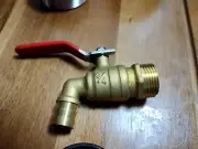 55 Gallon Drum Spigot - 2" Brass Barrel Faucet with EPDM Gasket for 55 Gallo
