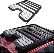 Roof Rack Basket Cargo Carrier Luggage Rack Basket Top Cargo Carrier Compatible for Mitsubishi Triton L200 2015-2024 Roof Platform
