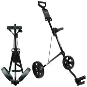 2025 Masters 1 Series 2 Wheel Push Pull Golf Trolley Lightweight Compact Folding