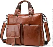 [HAMKVBPR] Mens Briefcase Men Laptop Bag Briefcase Laptop Messenger Bag Computer Handbag for Travel Business School Messenger Bag for Work Business