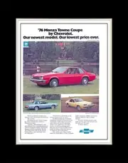 1976 Chevy Monza Towne Coupe - Matted for 11x14 Frame