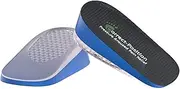 Correct-Position Height Increase Insoles, Heel Cushion Inserts, Heel Lift Inserts for Leg Length Discrepancies…, Blue, 1" Height