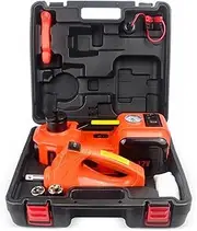 Transmission Jacks 5Ton Car Electric Tire Lifting Car Jacks Hydraulic Air Infatable with Impact Wrench and Tire Gauge Air Pump Floor Jack