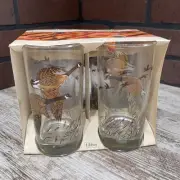Vintage Libbey Duck Mallard Drinking Glasses Set Of 4 Hunting - NEW IN BOX!!