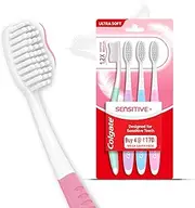 Colgate Sensitive Toothbrush - Pack of 4 - ultra soft bristles take care of sensitive teeth and gums - India