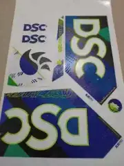 2025 Latest Original High Quality Digital 3D BLUE PRO DSC Cricket Bat Stickers