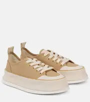 [Max Mara] Max Mara Leather platform sneakers AU 5 neutrals