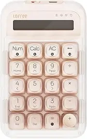 Lofree Foundation Tri-Mode Wireless Numpad White LED Backlight Compatible with MacOS, iOS, Windows, and Android