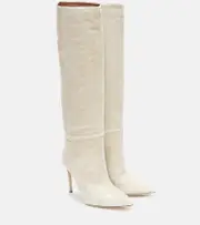 [Paris Texas] Paris Texas Suede knee-high boots AU 4 white