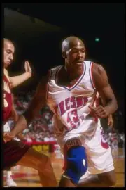 Forward Terrance Roberson Fresno State Bulldogs moves down the cou- Old Photo