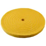 10" Diameter Yellow Treated Buffing Wheel for Large Bench Buffer Grinder