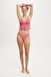 [Body] Body - The Invisible G String Brief - Raspberry sorbet L RASPBERRY SORBET