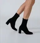 TONY BIANCO AUSTRALIA RRP$ 199.95 Black AU8 US8 Boots Heels Shoes Ladies