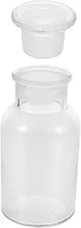 CHILDWEET 1Pc Small Mouth Reagent Bottle Glass Chemical Container for Laboratory Use and Break Resistant for Chemistry and Research Applications