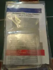 YICBOR Between the Lines circles set of 5templates#QR-BLC5 US SELLER