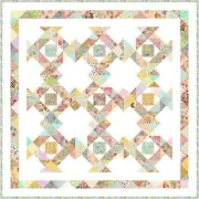 PRUDENCE - 49" x 49" - Quilt-Addicts Pre-cut Patchwork Quilt Kit Lap`