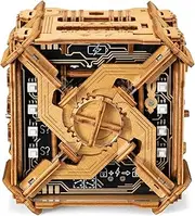 Puzzle Potato - 3D Brain Teaser for Adults - Wooden Treasure Chest - Money Box for Cash Gift - Escape Room Game - Tesla Box (Nicola Tesla)
