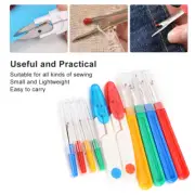 1 Set Colorful Sewing Scissors Yarn Thread Cutter Seam Rippers With Handles Tool